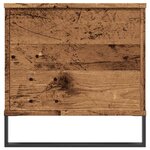 vidaXL Table basse vieux bois 90x44 5x45 cm bois d'ingénierie