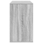 vidaXL Buffet Sonoma gris 120 x 41 x 75 cm Bois d'ingénierie