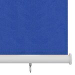vidaXL Store roulant d'extérieur 140x230 cm Bleu PEHD