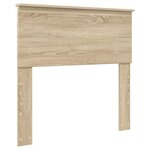 vidaXL Tête de lit Chêne Sonoma 90 cm Bois d'ingénierie