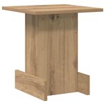 vidaXL Table d'appoint Chêne artisanal 35 5 x 35 x 40 cm