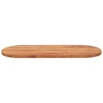 vidaXL Dessus de table 120x50x3 8 cm ovale bois massif d'acacia