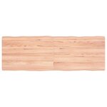 vidaXL Dessus de table bois massif traité bordure assortie