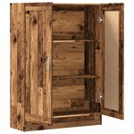 vidaXL Bibliothèque vieux bois 82 5x30 5x115 cm bois d'ingénierie