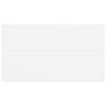 vidaXL Armoire d'évier Blanc 80x38 5x45 cm Bois d'ingénierie