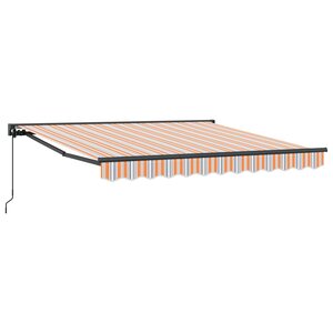 vidaXL Cadre d'auvent Bleu et Orange 300 x 250 cm