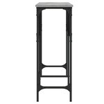 vidaXL Table console sonoma gris 140x29x75 cm bois d'ingénierie