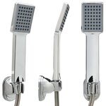 vidaXL Pomme de douche à main avec tuyau de 1 5 m Chrome