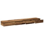 Tiroirs de lit vidaXL en vieux bois 200x36 5x16 5 cm en bois agencé