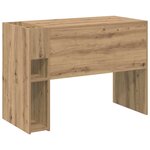 vidaXL Bureau Chêne artisanal 109 x 50 x 78 cm Bois d'ingénierie