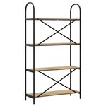 vidaXL Étagère chêne artisanal 80 x 30 x 146 cm Bois d'ingénierie