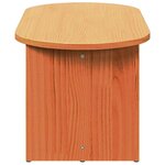 vidaXL Table basse Brun cire 80 x 39 5 x 35 cm Bois de pin massif