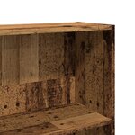 vidaXL Bibliothèque vieux bois 80x24x143 cm bois d'ingénierie