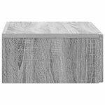 vidaXL Table d'appoint murale 59 x 34 5 x 17 cm Bois d'ingénierie