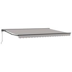 vidaXL Cadre d'auvent Gris clair 450 × 300 cm