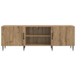 vidaXL Meuble TV Chêne artisanal 150 x 31 x 50 cm Bois d'ingénierie