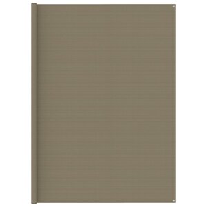vidaXL Tapis de tente 300x500 cm Taupe