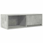 vidaXL Meubles TV 2 Pièces gris béton 80x31x25 5 cm bois d'ingénierie