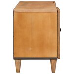 vidaXL Meuble TV Marron clair 105 x 33 x 46 cm bois de manguier massif