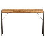 vidaXL Table à écrire Bois de manguier massif 118 x 50 x 75 cm