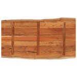 vidaXL Dessus de table 100x60x3 8cm rectangulaire bois massif d'acacia