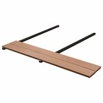 vidaXL Planche de terrasse 60 Pièces Marron WPC