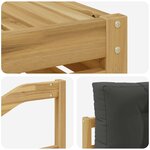 vidaXL Ensemble de canapés d'extérieur 8 pc Blanc et anthracite
