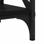 vidaXL Table d'appoint Chêne noir