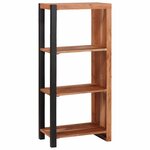 vidaXL Étagère Marron 70 x 30 x 110 cm Bois d'acacia massif