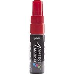 Marqueur peinture 4ARTIST pointe biseau 8 mm ROUGE PÉBÉO