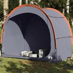 vidaXL Tente de rangement gris et orange imperméable