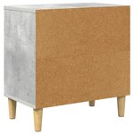 vidaXL Maison pour chat Béton 51 x 30 x 52 cm Bois d'ingénierie