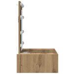 vidaXL Table de Toilette Marron 60 x 40 x 70 cm Bois d'ingénierie