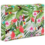 vidaXL Coussin de canapé d'extérieur 2 Pièces coloré Polyester