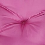 vidaXL Coussins de banc de jardin lot de 2 rose 120x50x7 cm tissu
