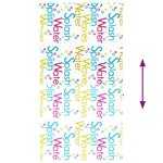 vidaXL Store enrouleur de douche 130x240 cm largeur du tissu 126 cm