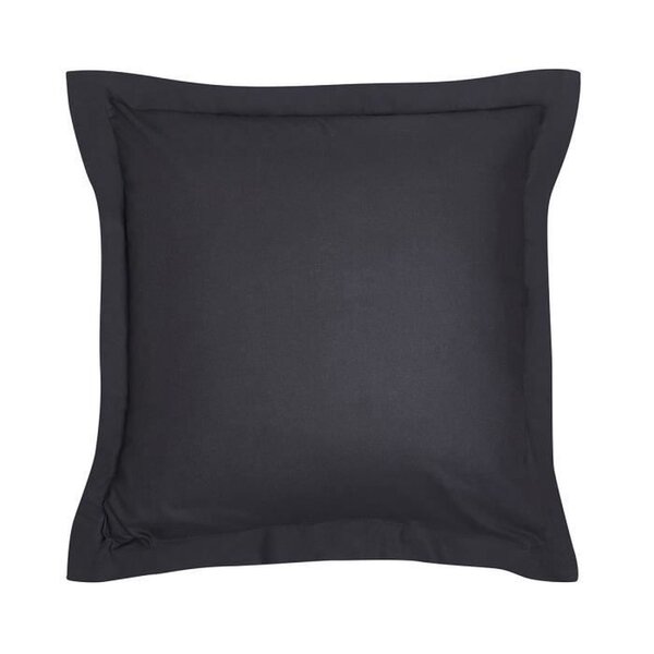 Taie d'oreiller - 63 x 63+5 cm uni - Fusain