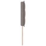 vidaXL Tête de lit avec tête de lit Taupe 200 cm Cuir synthétique