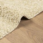 vidaXL Tapis shaggy PAMPLONA poils longs moderne doré 80x250 cm