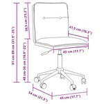 vidaXL Chaise de salle à manger Noir Similicuir