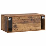 vidaXL Meuble TV mural Bois ancien 78 5 x 41 x 30 cm Bois d'ingénierie