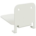 vidaXL Étagère Flottante Invisible 24 pc Blanc 6 x 11 x 6 5 cm