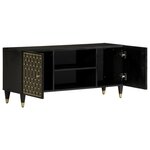 vidaXL Meuble TV 105x33x46 cm Bois massif de manguier