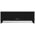 vidaXL Armoire avec stockage Noir 100 x 32.5 x 35 cm Bois d'ingénierie