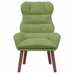 vidaXL fauteuil Vert clair 69 x 74 x 93 cm Velours