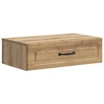 vidaXL Table d'appoint murale 59 x 34 5 x 17 cm Bois d'ingénierie
