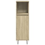 vidaXL Ensemble de meubles de salle de bain 3 Pièces chêne sonoma