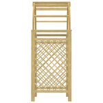 vidaXL Arche avec treillis 141x97x243 cm Bois de pin massif imprégné
