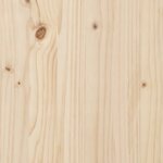 vidaXL Support pour bois de chauffage 80x25x100 cm Bois de pin massif