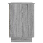 vidaXL Bureau Sonoma gris Bois d'ingénierie 142 5 x 50 x 75 cm